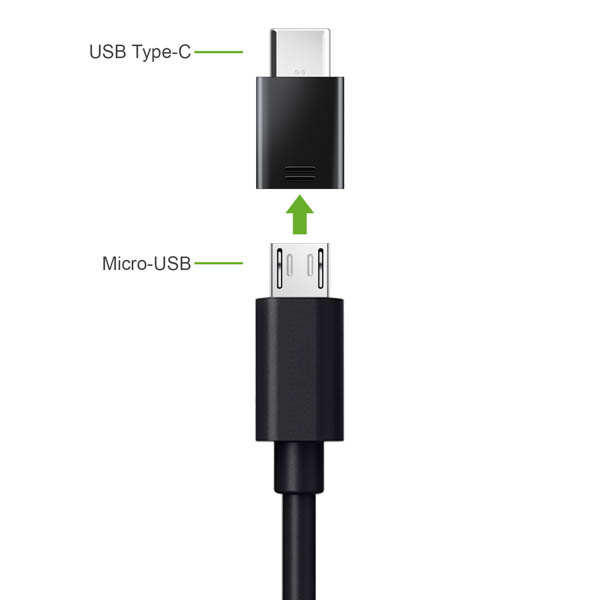 Adaptateur Samsung original Micro USB femelle vers USB type C mâle