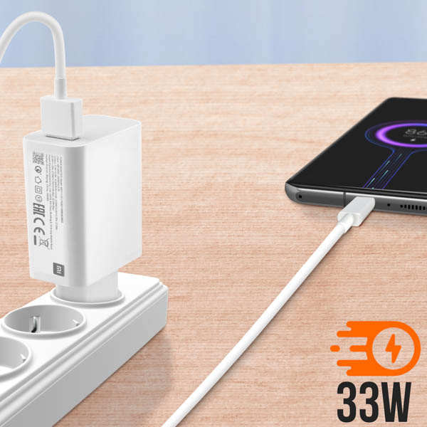 Chargeur Secteur USB 33W Charge Ultra Rapide Original Xiaomi MDY 11 EZ