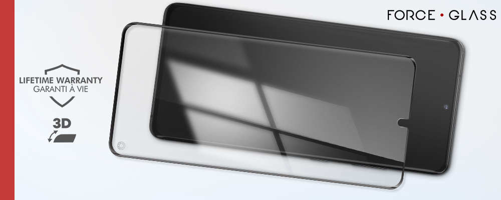 Verre incassable Force Glass Samsung S21 Ultra avec Garantie à vie