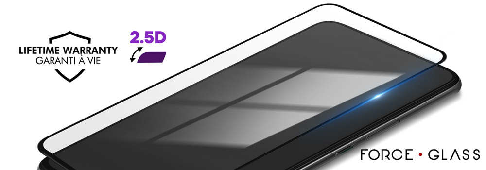 Verre trempé Force Glass Oppo Reno 2Z avec Garantie à vie, Bord