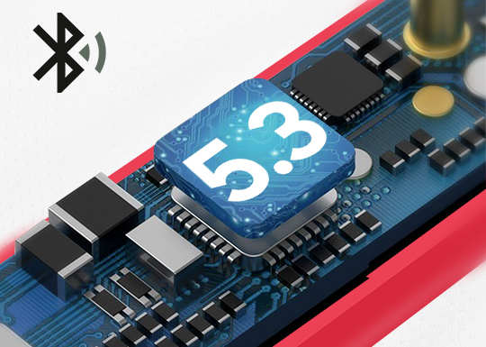 Écouteurs Sans-fil Intra-auriculaires, Bluetooth 5.3 Autonomie Totale 30 Heures, Defunc True Audio - Rouge 31 UNE TOTALE LIBERTÉ DE MOUVEMENT