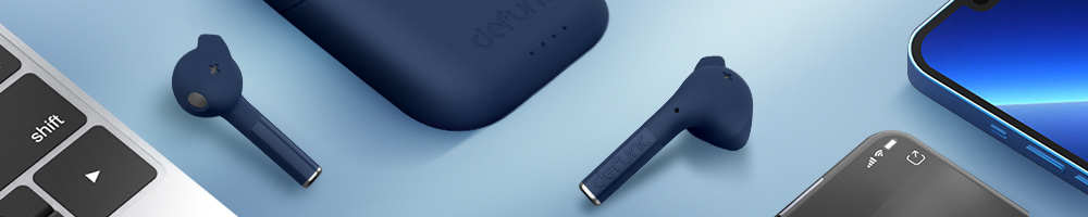 Écouteurs Bluetooth Defunc IPX4, Réducteur De Bruit Contrôle Tactile Et Boîtier De Charge - Bleu 30 Profitez de la liberté du sans-fil