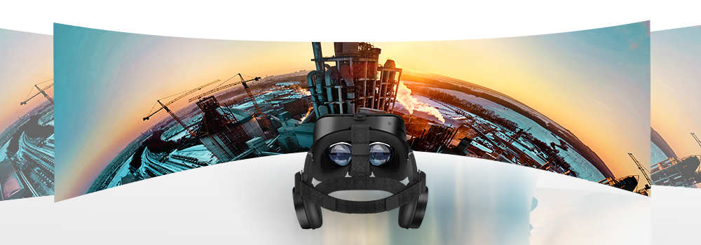 Casque Vr,Casque Réalité 3D Virtuelle Pour 4.7-7.2 Android/Ios Martphones 3D Films Et Jeux