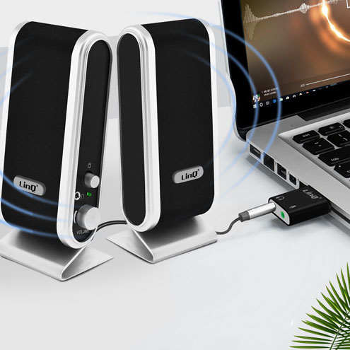 Carte Son USB Externe PC, Macbook - Adaptateur Double Jack Surround 7.1 (Enceinte, Micro, Casque) 21 Une solution simple