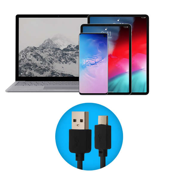 IOGEAR Cavo Micro USB: Carica E Sincronizza Dispositivi Con Un Cavo Super Flessibile E Anti-Groviglio (GUMU02) - 6