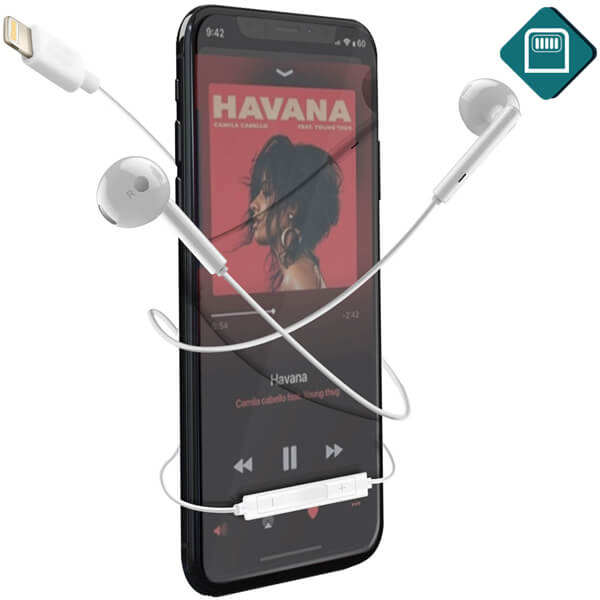 POUR IPHONE AVEC PORT AUDIO LIGHTNING
