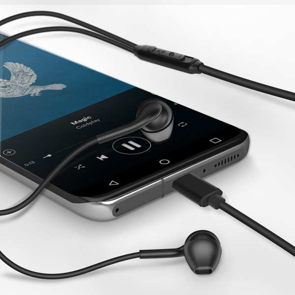 Écouteurs Filaire Intra-auriculaire USB-C Noir Avec Micro - Fairplay 27 EMBOUTS INTRA-AURICULAIRES