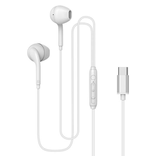 Écouteurs Filaire Intra-auriculaire USB-C Blanc Avec Micro - Fairplay 21 Écouteurs Made in France de haute qualité