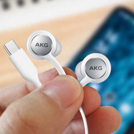 Écouteurs Samsung USB-C Sound By AKG, Kit Mains Libres - Blanc 18 DESIGN ERGONOMIQUE
