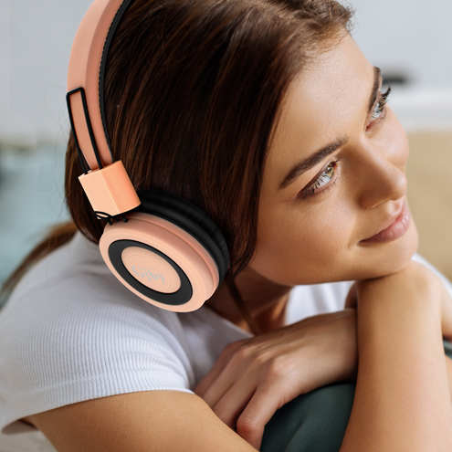 Casque Audio Stereo Avec Jack 3.5mm - Rose 28 Appréciez un son de qualité dans vos oreilles