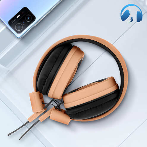 Casque Audio Stereo Avec Jack 3.5mm - Rose 31 Design pliable - Pour un transport facile