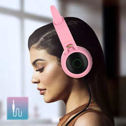Casque Audio Bluetooth 5.0 Design Oreilles De Chat - Rose 26 CONNEXION AUXILIAIRE