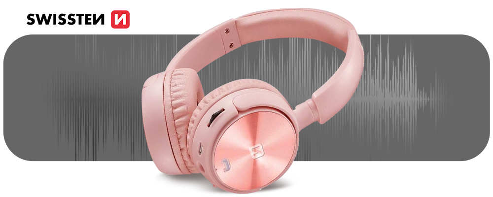 Casque Audio Bluetooth Appels & Musique, Tuner FM Intégré / Port MicroSD , Swissten Trix - Noir 20 Casque Audio sans fil Bluetooth Trix by Swissten